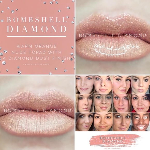 Nude Peach Diamond Sparkle Long Lasting Lip Color - Picture 3 of 10